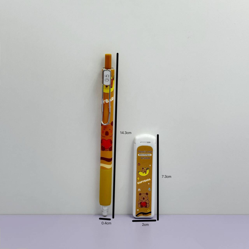 Mehanička olovka 0,5 mm, bez oštrenja, crtani stil, plastično kućište
