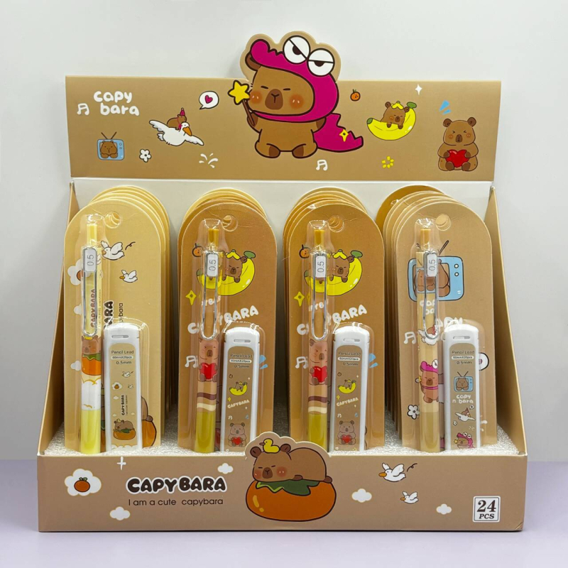 Mehanička olovka 0,5 mm, bez oštrenja, crtani stil, plastično kućište