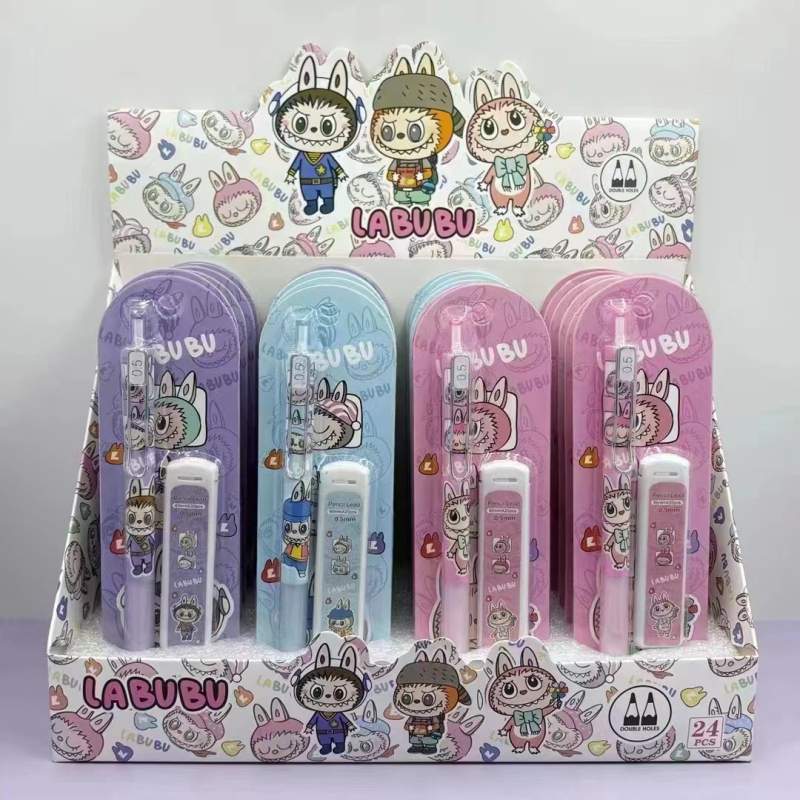 Mehanička olovka 0,5 mm, bez oštrenja, crtani stil, plastično kućište