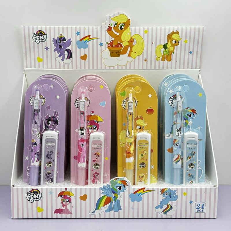 Mehanička olovka 0,5 mm, bez oštrenja, crtani stil, plastično kućište