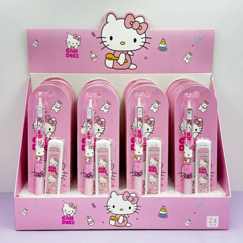 Mehanička olovka 0,5 mm, bez oštrenja, crtani stil, plastično kućište