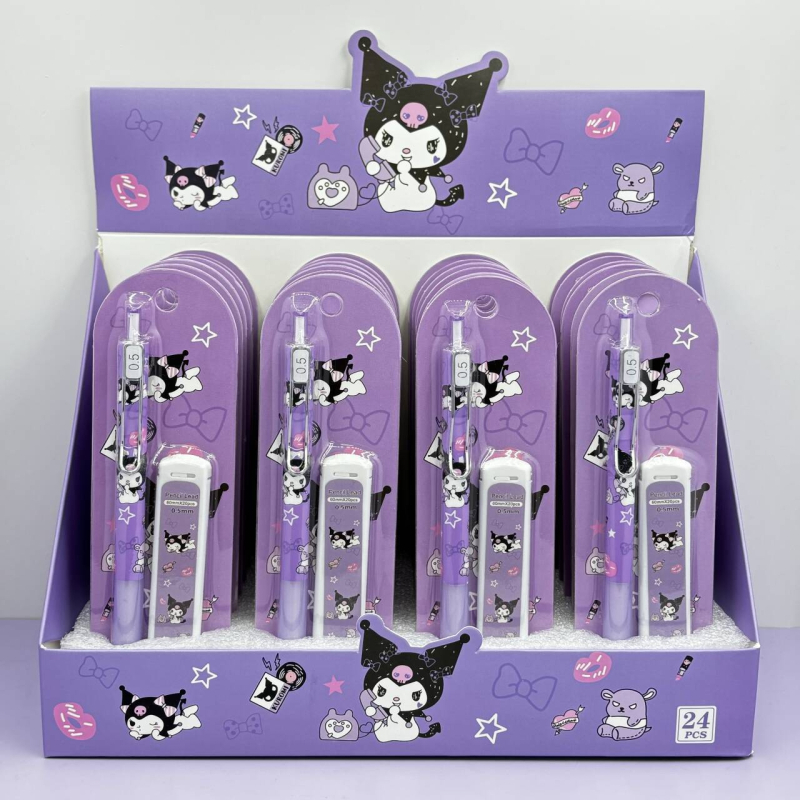 Mehanička olovka 0,5 mm, bez oštrenja, crtani stil, plastično kućište