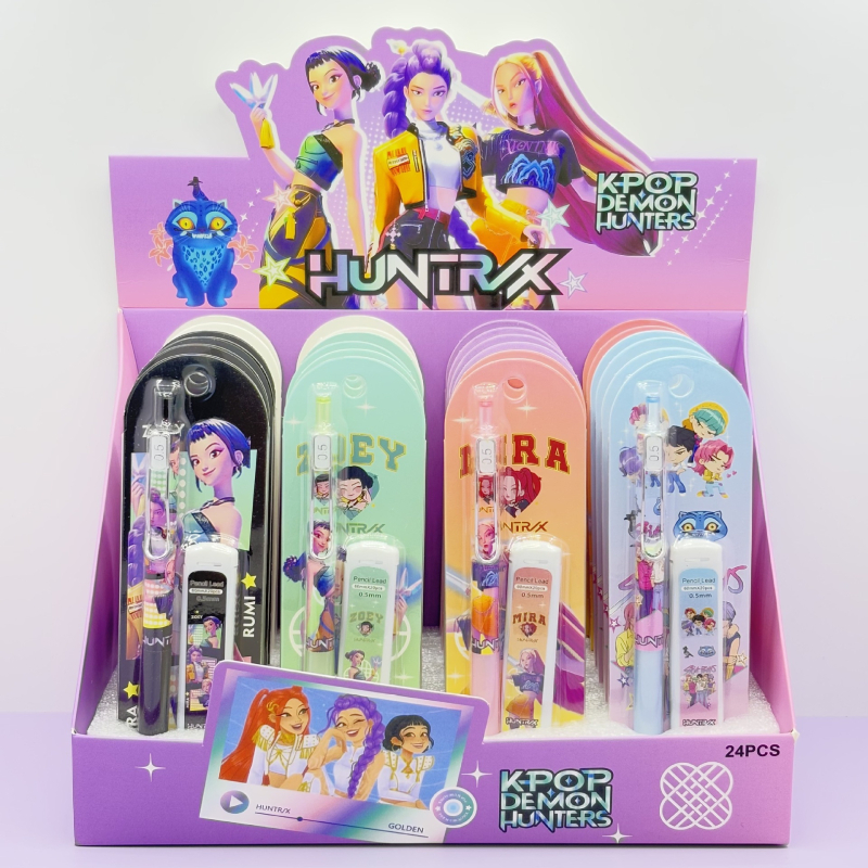 Mehanička olovka 0,5 mm, bez oštrenja, crtani stil, plastično kućište