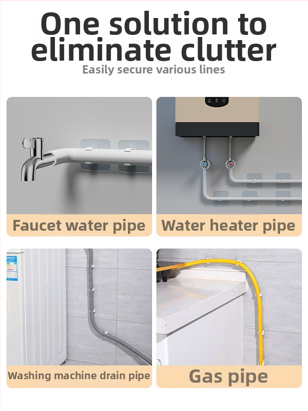 Bezvŕtový držiak na potrubie pre PPR, U-tvarovaný držiak na stenu pre plynové a vodovodné rúry; Typ: Iné; Rozsah použitia: Iný; Značka: Iné