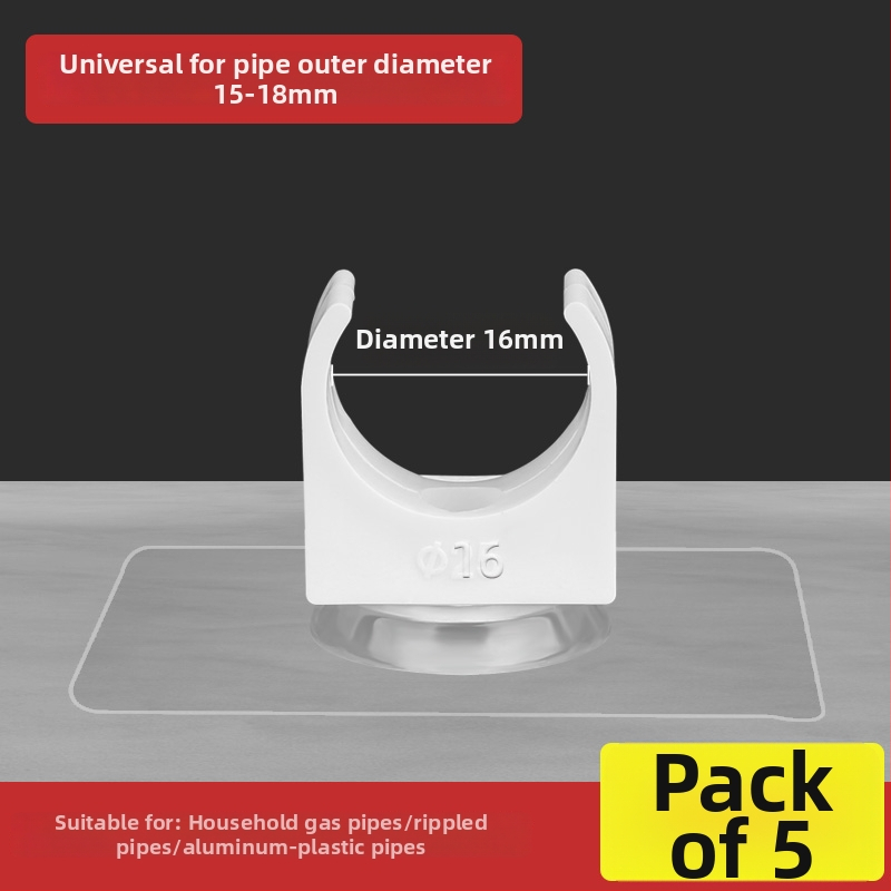 Bezvŕtový držiak na potrubie pre PPR, U-tvarovaný držiak na stenu pre plynové a vodovodné rúry; Typ: Iné; Rozsah použitia: Iný; Značka: Iné