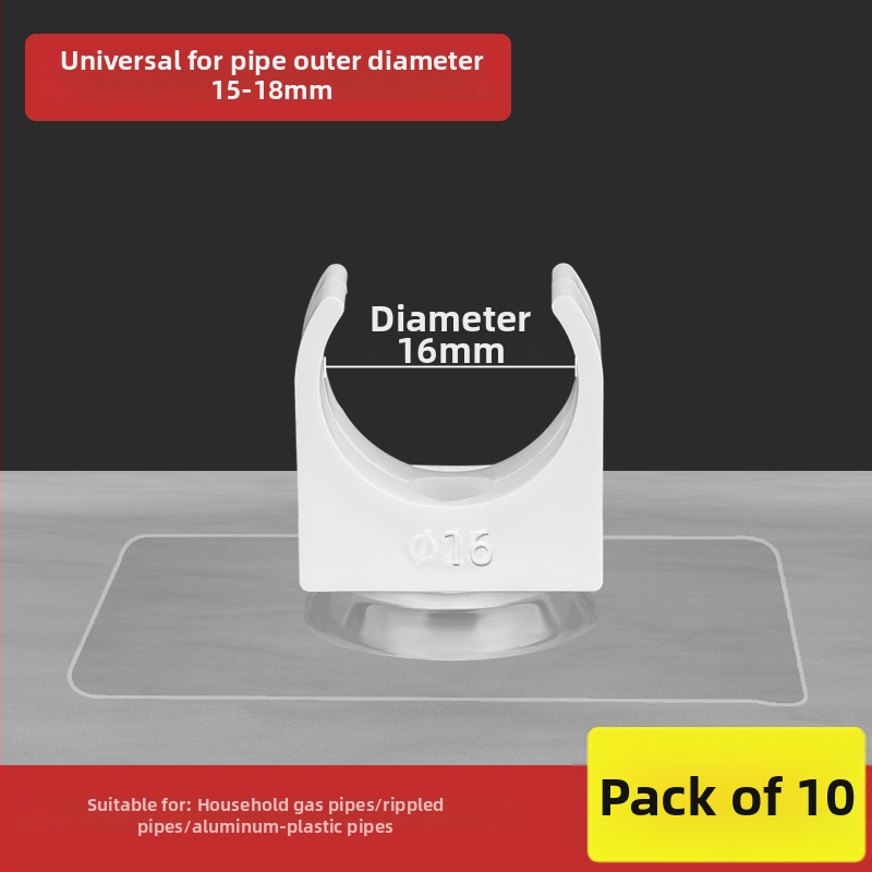 Bezvŕtový držiak na potrubie pre PPR, U-tvarovaný držiak na stenu pre plynové a vodovodné rúry; Typ: Iné; Rozsah použitia: Iný; Značka: Iné