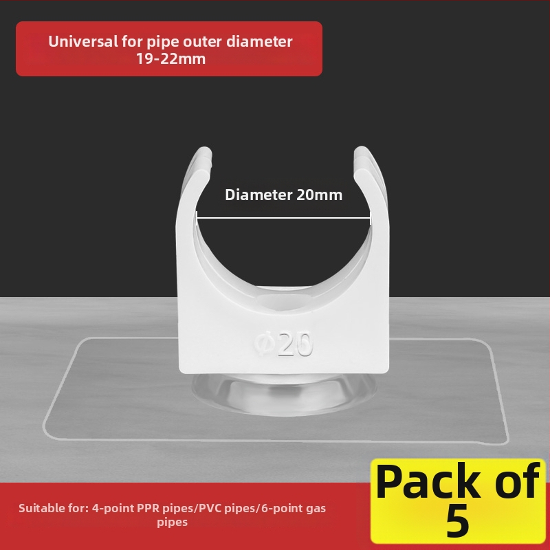 Bezvŕtový držiak na potrubie pre PPR, U-tvarovaný držiak na stenu pre plynové a vodovodné rúry; Typ: Iné; Rozsah použitia: Iný; Značka: Iné