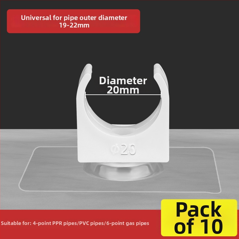 Bezvŕtový držiak na potrubie pre PPR, U-tvarovaný držiak na stenu pre plynové a vodovodné rúry; Typ: Iné; Rozsah použitia: Iný; Značka: Iné
