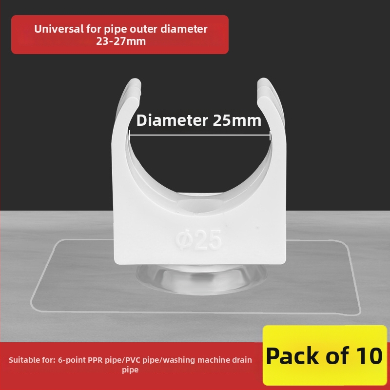 Bezvŕtový držiak na potrubie pre PPR, U-tvarovaný držiak na stenu pre plynové a vodovodné rúry; Typ: Iné; Rozsah použitia: Iný; Značka: Iné