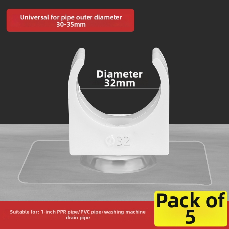 Bezvŕtový držiak na potrubie pre PPR, U-tvarovaný držiak na stenu pre plynové a vodovodné rúry; Typ: Iné; Rozsah použitia: Iný; Značka: Iné