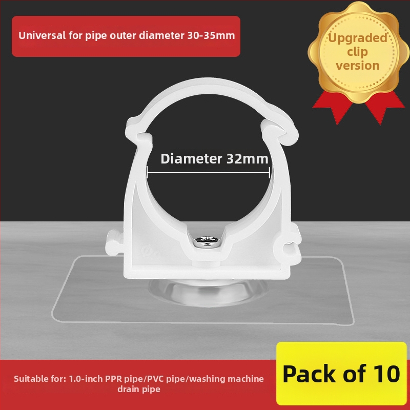 Bezvŕtový držiak na potrubie pre PPR, U-tvarovaný držiak na stenu pre plynové a vodovodné rúry; Typ: Iné; Rozsah použitia: Iný; Značka: Iné