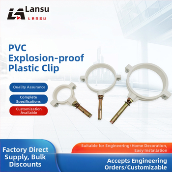 Nerezová oceľová spona na potrubie s plochým koncom pre odvodnenie — Yu Ye