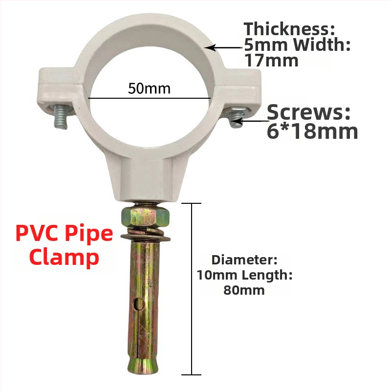 Nerezová oceľová spona na potrubie s plochým koncom pre odvodnenie — Yu Ye