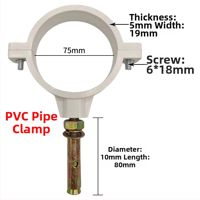Nerezová oceľová spona na potrubie s plochým koncom pre odvodnenie — Yu Ye