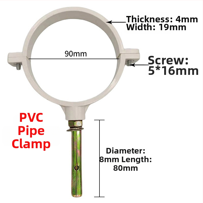 Nerezová oceľová spona na potrubie s plochým koncom pre odvodnenie — Yu Ye