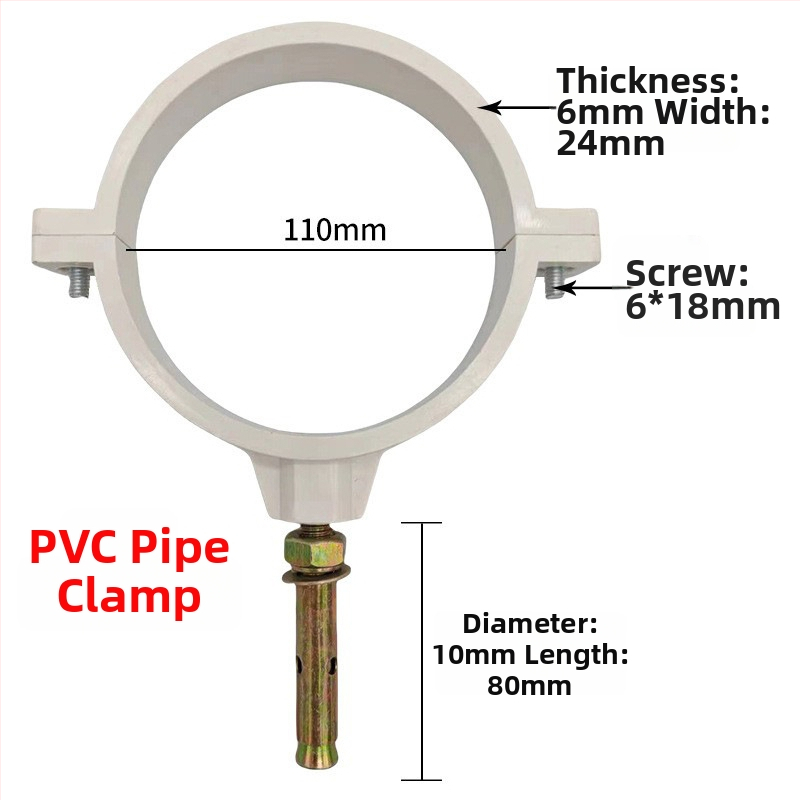 Nerezová oceľová spona na potrubie s plochým koncom pre odvodnenie — Yu Ye