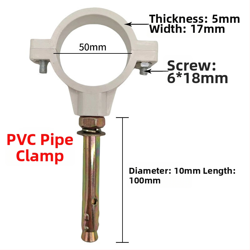 Nerezová oceľová spona na potrubie s plochým koncom pre odvodnenie — Yu Ye