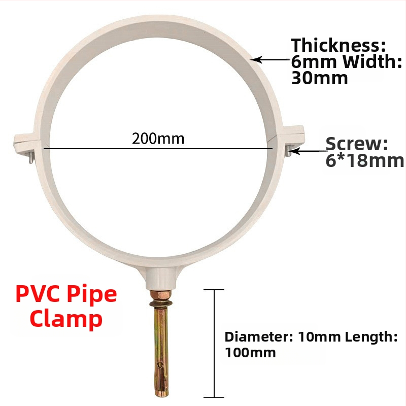 Nerezová oceľová spona na potrubie s plochým koncom pre odvodnenie — Yu Ye