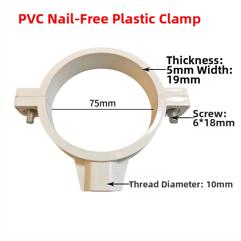 Nerezová oceľová spona na potrubie s plochým koncom pre odvodnenie — Yu Ye