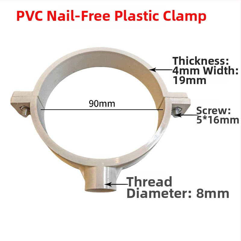 Nerezová oceľová spona na potrubie s plochým koncom pre odvodnenie — Yu Ye