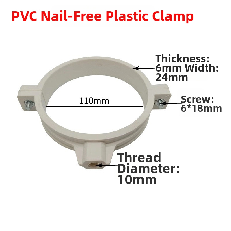 Nerezová oceľová spona na potrubie s plochým koncom pre odvodnenie — Yu Ye