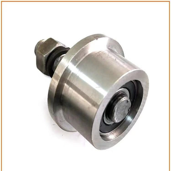 Roată cu canelură în formă de T din oțel, unipuls, pentru ridicarea scării de încărcături pe șină canală din oțel, cu canelură conică, roată de șină — Sincere Quality