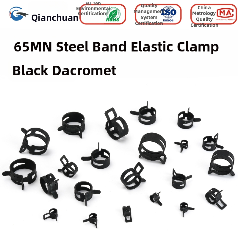 Plastový rýchlouzáver pre potrubie — pre vodu, olej a plyn; RoHS kompatibilný; nastaviteľný; značka Qianchuan; odolnosť voči soľnému postreku 480 h