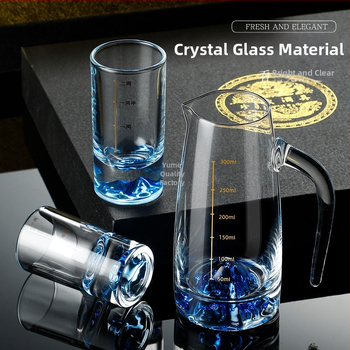 Domáce sady pohárov na likér — sklo, čínsky štýl, balenie papierová škatuľa, uvedenie v lete 2021, prvotriedna kvalita