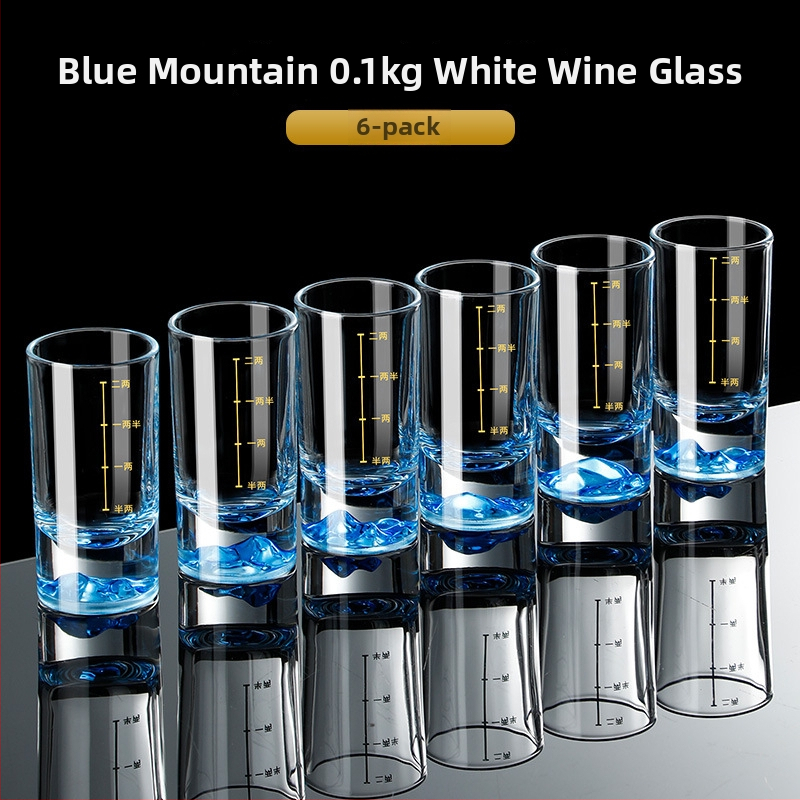 Domáce sady pohárov na likér — sklo, čínsky štýl, balenie papierová škatuľa, uvedenie v lete 2021, prvotriedna kvalita