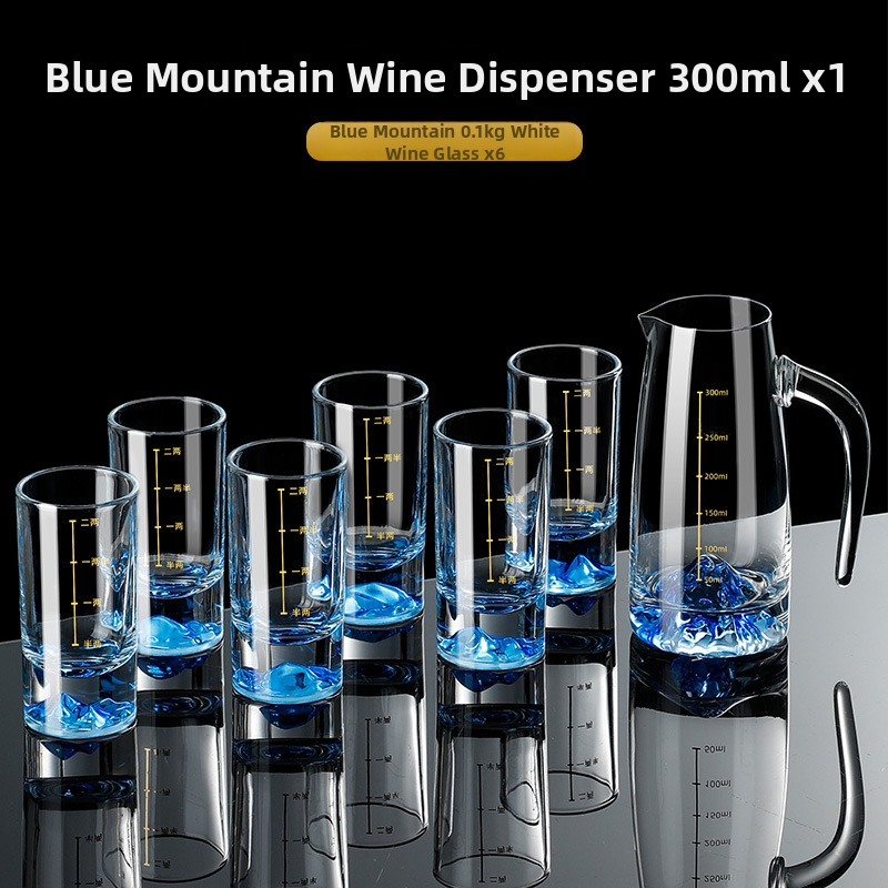 Domáce sady pohárov na likér — sklo, čínsky štýl, balenie papierová škatuľa, uvedenie v lete 2021, prvotriedna kvalita