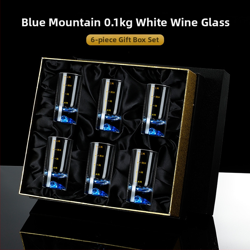 Domáce sady pohárov na likér — sklo, čínsky štýl, balenie papierová škatuľa, uvedenie v lete 2021, prvotriedna kvalita