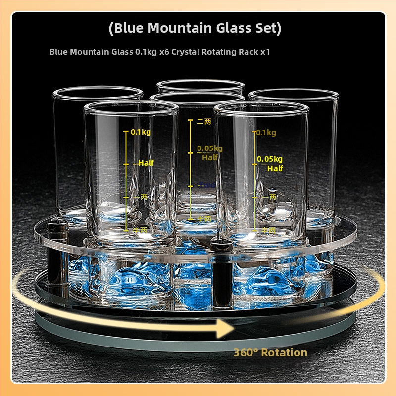 Domáce sady pohárov na likér — sklo, čínsky štýl, balenie papierová škatuľa, uvedenie v lete 2021, prvotriedna kvalita