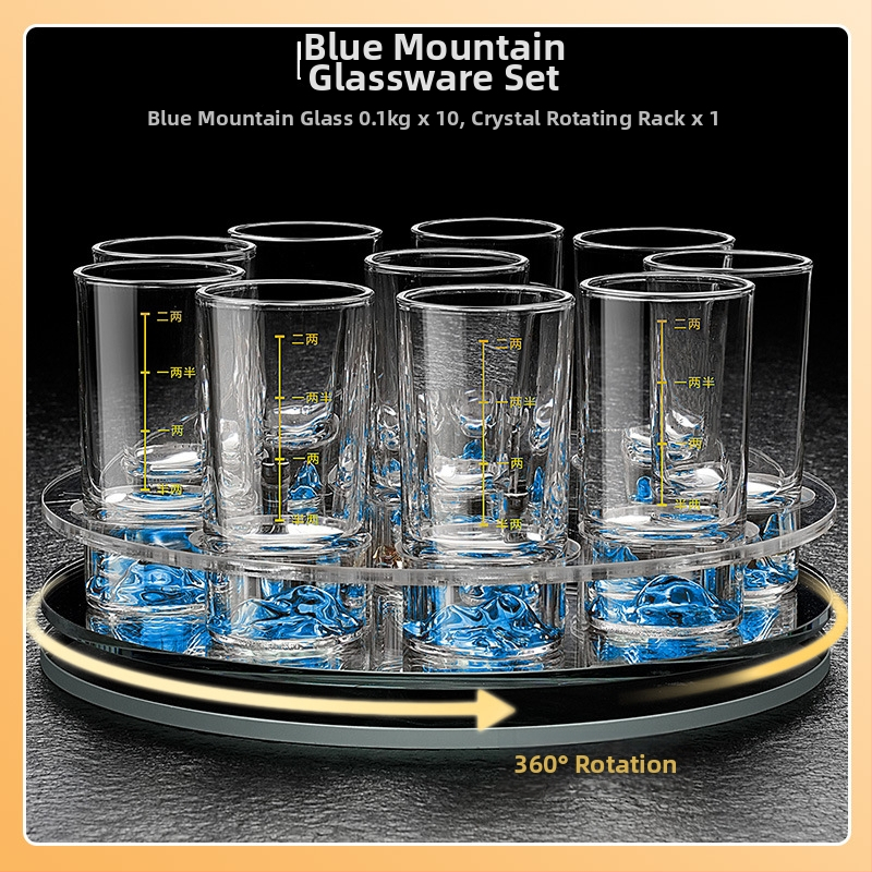 Domáce sady pohárov na likér — sklo, čínsky štýl, balenie papierová škatuľa, uvedenie v lete 2021, prvotriedna kvalita