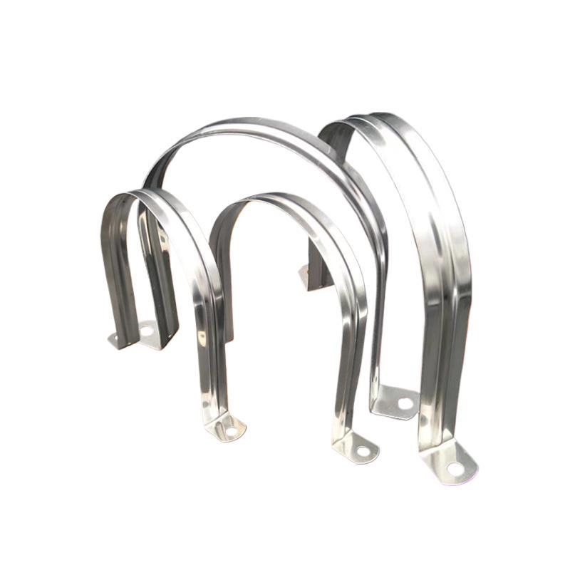 Stenový U‑tvarovaný držiak potrubia s klipom na mäkké potrubie a vešiačim kanálom na potrubie — Typ: Iné; Rozsah použitia: Iné; Značka: Iné