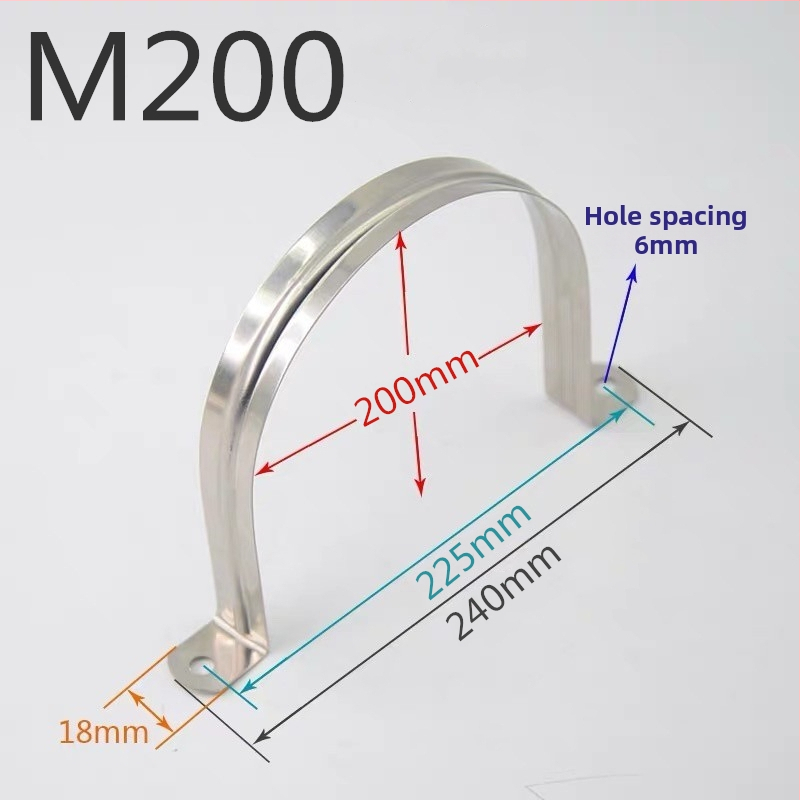 Stenový U‑tvarovaný držiak potrubia s klipom na mäkké potrubie a vešiačim kanálom na potrubie — Typ: Iné; Rozsah použitia: Iné; Značka: Iné