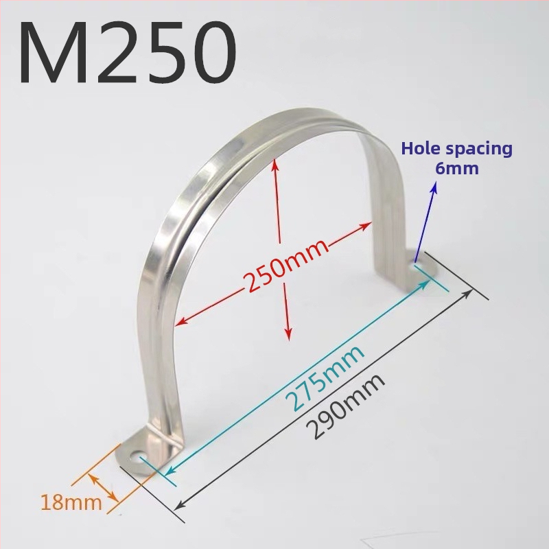 Stenový U‑tvarovaný držiak potrubia s klipom na mäkké potrubie a vešiačim kanálom na potrubie — Typ: Iné; Rozsah použitia: Iné; Značka: Iné