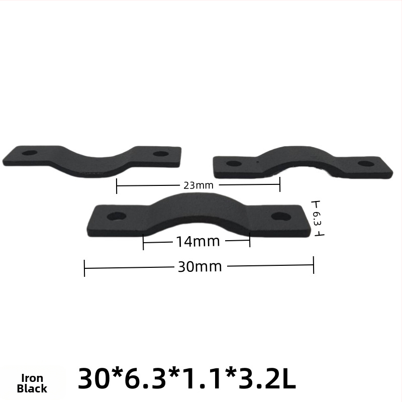 Držiak na káble, kovový klip typu most na ukotvenie vodičov