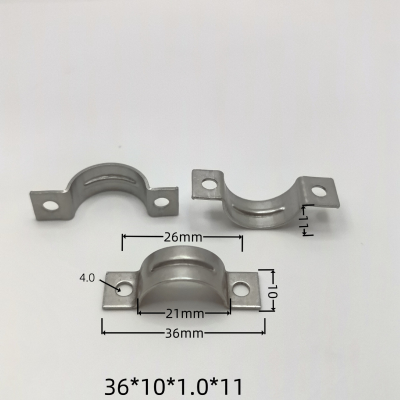 Držiak na káble, kovový klip typu most na ukotvenie vodičov