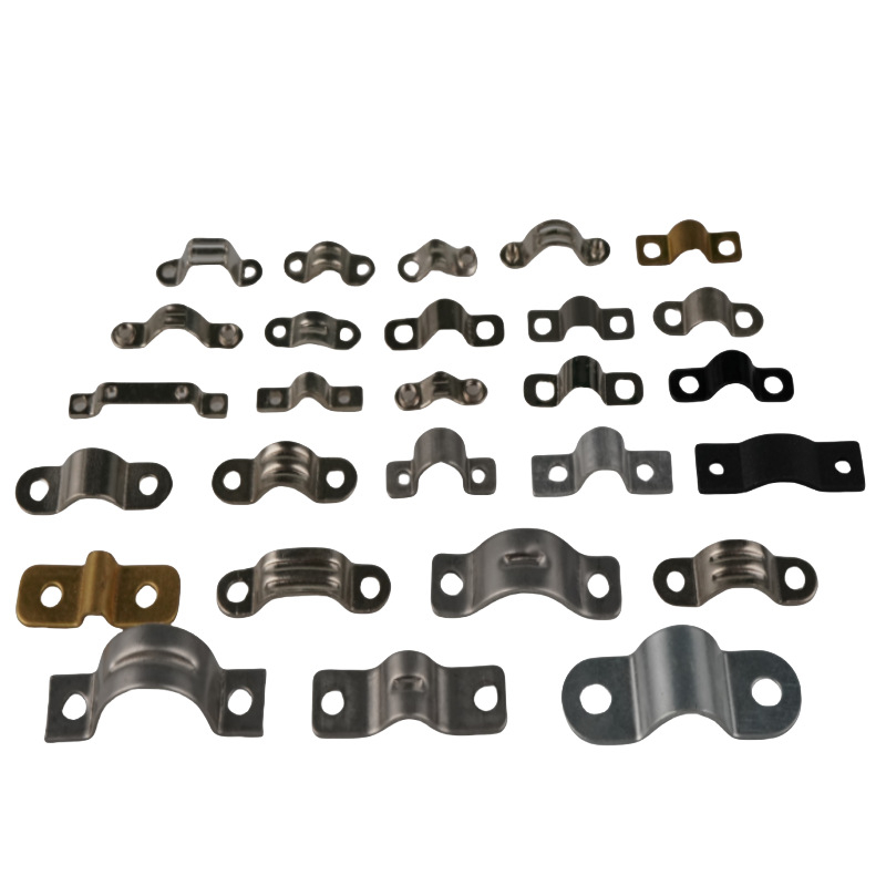 Držiak na káble, kovový klip typu most na ukotvenie vodičov