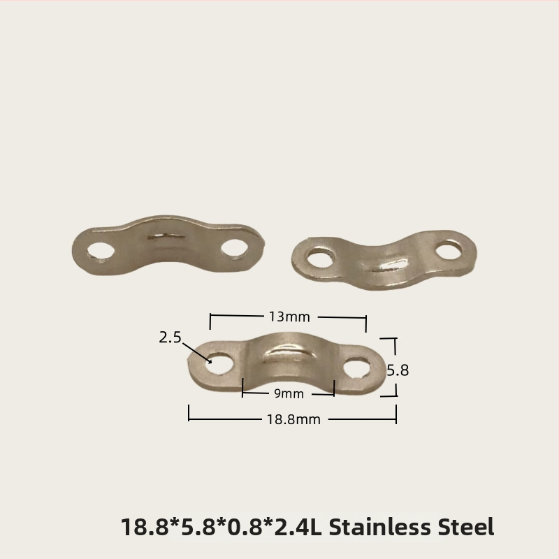 Držiak na káble, kovový klip typu most na ukotvenie vodičov