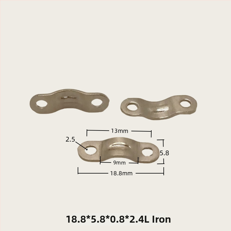 Držiak na káble, kovový klip typu most na ukotvenie vodičov