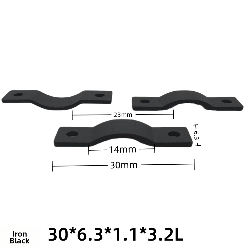 Držiak na káble, kovový klip typu most na ukotvenie vodičov