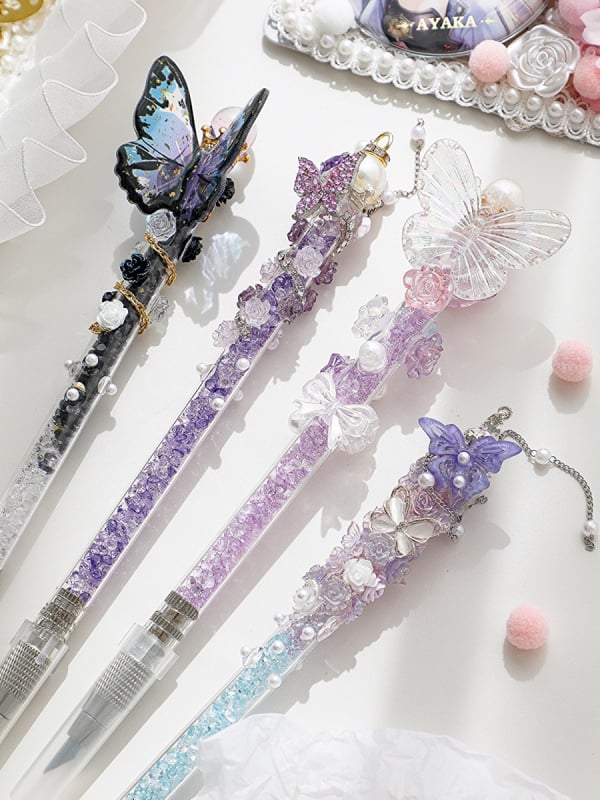 Cuțit de gravură cu motiv de fluture, pentru meșteșuguri – lamă din oțel inoxidabil; Număr de produs d24111213; Nu este importat; Cadou personal; Cadou pentru casa nouă