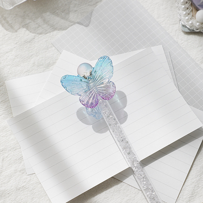 Cuțit de gravură cu motiv de fluture, pentru meșteșuguri – lamă din oțel inoxidabil; Număr de produs d24111213; Nu este importat; Cadou personal; Cadou pentru casa nouă