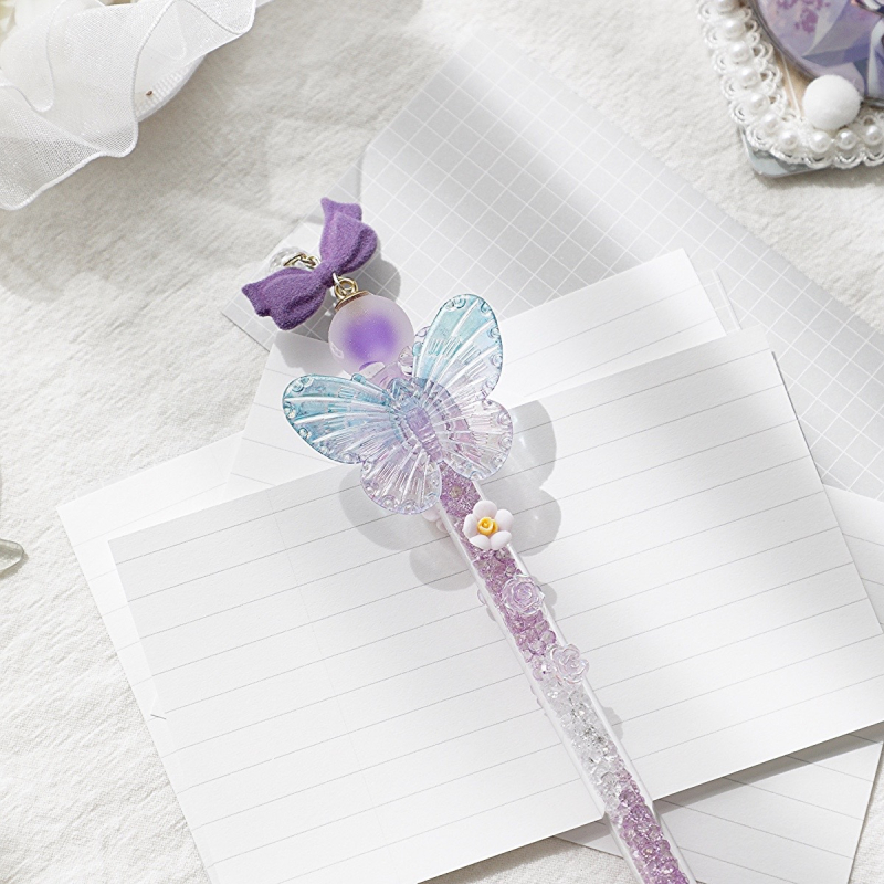 Cuțit de gravură cu motiv de fluture, pentru meșteșuguri – lamă din oțel inoxidabil; Număr de produs d24111213; Nu este importat; Cadou personal; Cadou pentru casa nouă