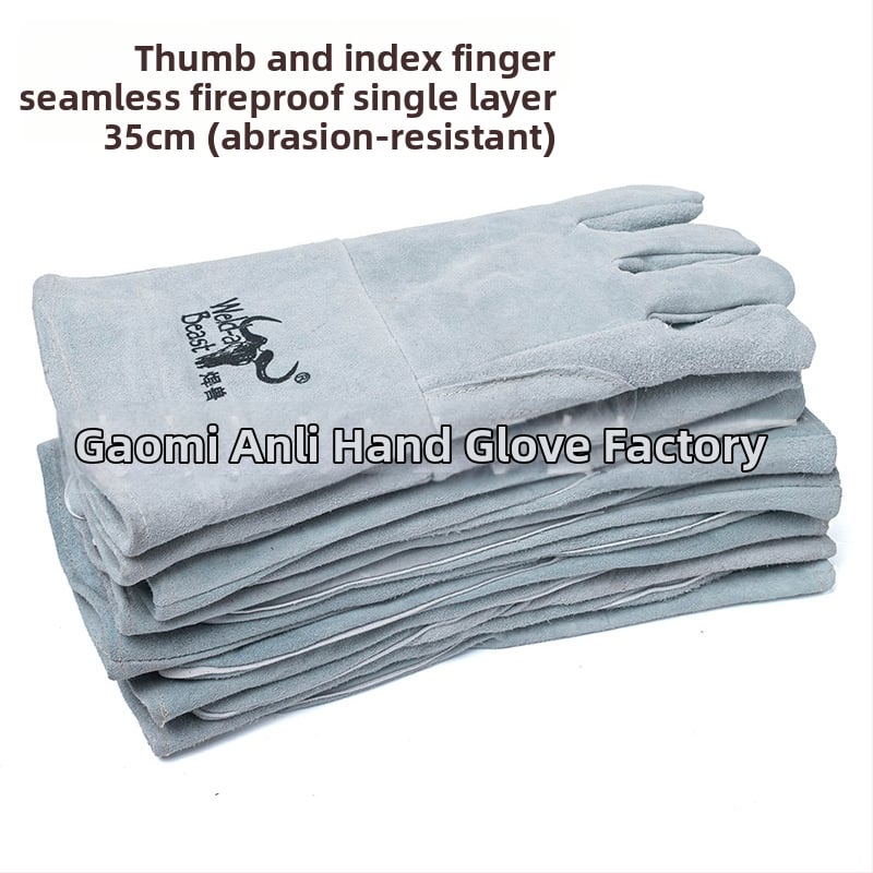 Γάντια συγκόλλησης Welding Beast 4150 από βοδινό δέρμα για ηλεκτροκόλληση