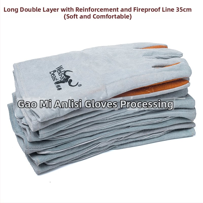 Γάντια συγκόλλησης Welding Beast 4150 από βοδινό δέρμα για ηλεκτροκόλληση