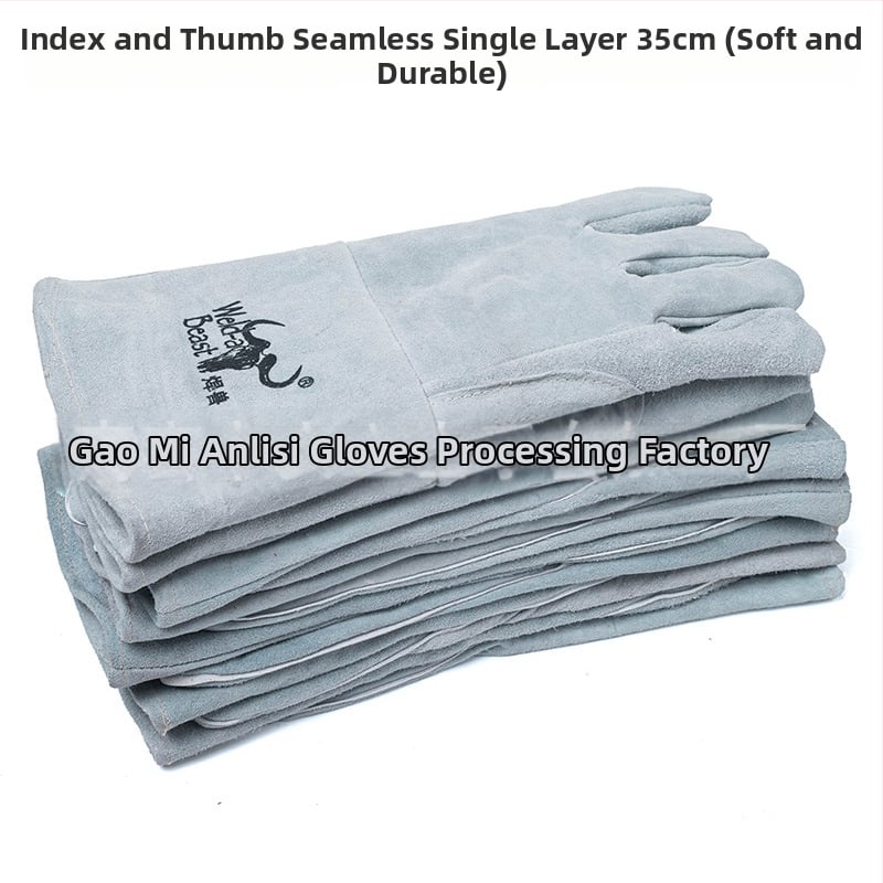 Γάντια συγκόλλησης Welding Beast 4150 από βοδινό δέρμα για ηλεκτροκόλληση