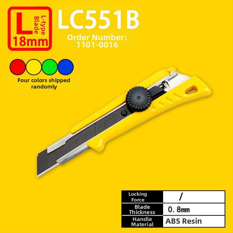 Tajima univerzálny nož s 9 mm automatickým uzamknutím, ABS rukoväť – modely LC305P/LC301B/LC303B