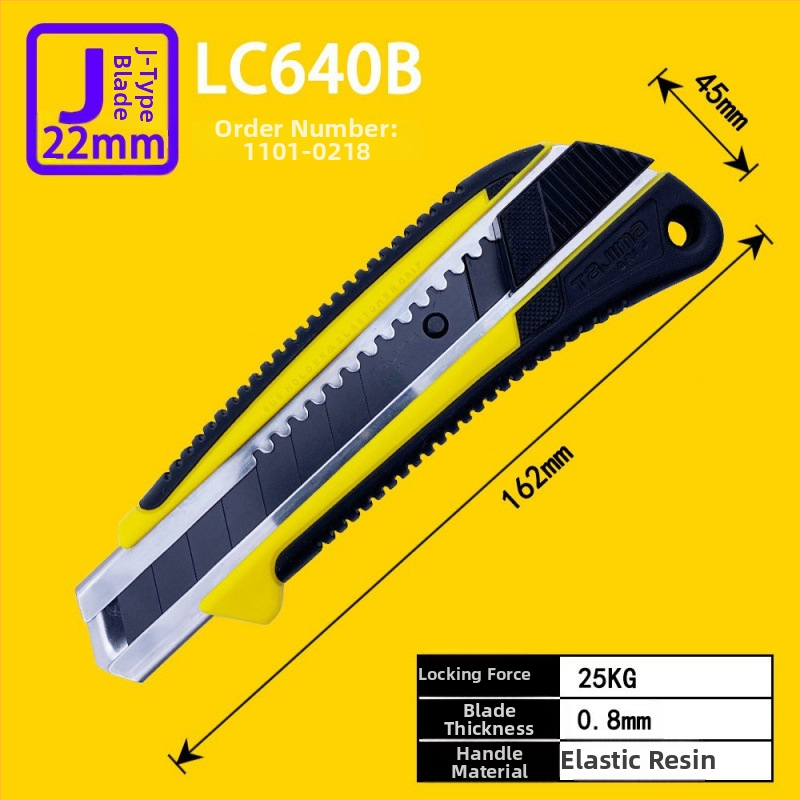 Tajima univerzálny nož s 9 mm automatickým uzamknutím, ABS rukoväť – modely LC305P/LC301B/LC303B